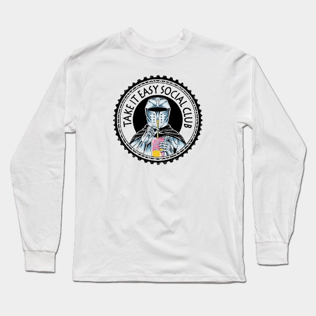 Chill Bro - Take It Easy Social Club by Tobe Fonseca Long Sleeve T-Shirt by Tobe_Fonseca